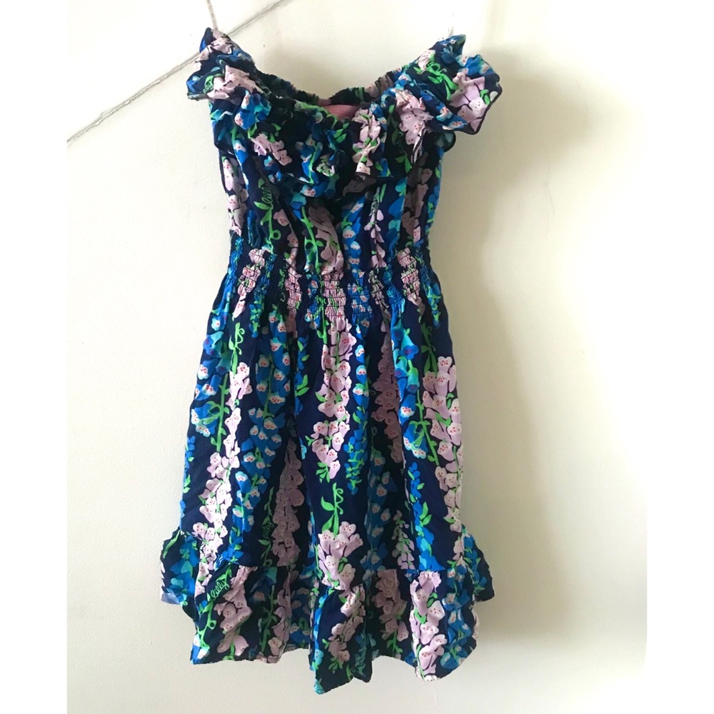 Lilly Pulitzer Strapless Floral Mini Dress